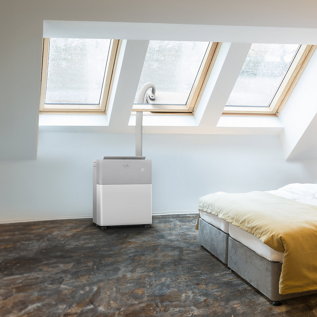 Climatiseur portasplit Midea réversible 3500W — miniature 2