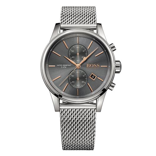 Montre Homme Hugo Boss Jet 1513440 – Chronographe Acier Argenté | Pas Cher sur Rakuten
