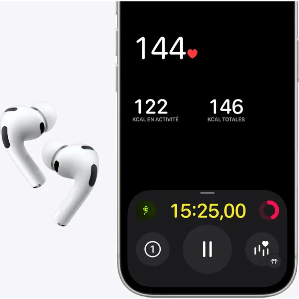 Apple AirPods Pro 3 — Réduction de bruit, capteur cardiaque | Moins cher sur JoyBuy — miniature 2