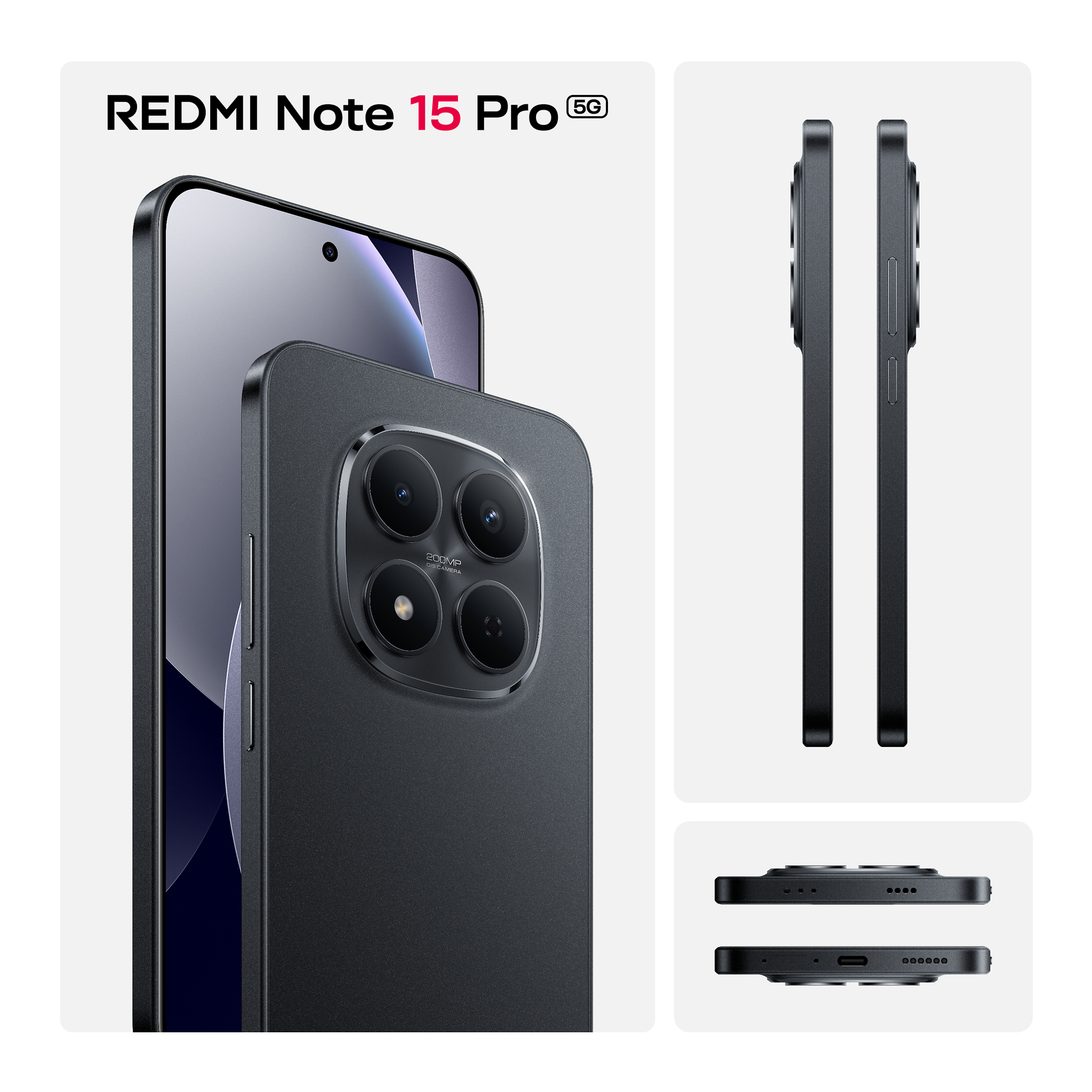 Pack Xiaomi Redmi Note 15 Pro 5G 256Go – 200MP, AMOLED 120Hz, 6580mAh, IP68 | -29% Boulanger — miniature 3